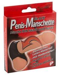 Penis-Manschette, schwarz